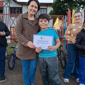 1º lugar: Vitor Rafael (4º ano B) – R$ 300,00